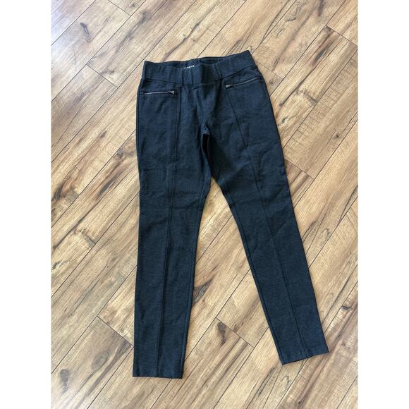 NWT Royal Robbins small charcoal gray Lucerne Ponte pants Trim Fit Slim Leg
